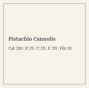 Pistachio Cannolis (2)